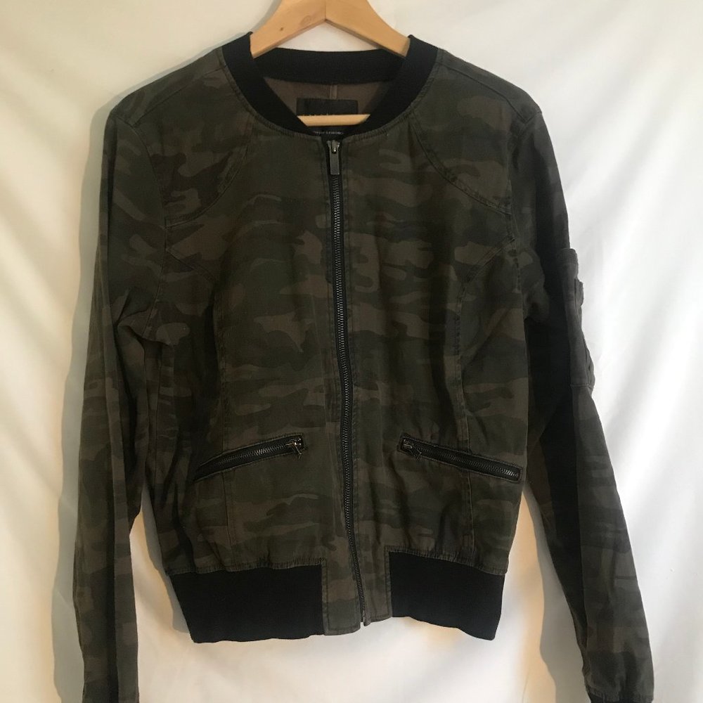 Sanctuary LA Subtle Camo Bomber